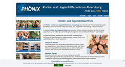 Desktop Screenshot of phoenix-jugendhilfe.de